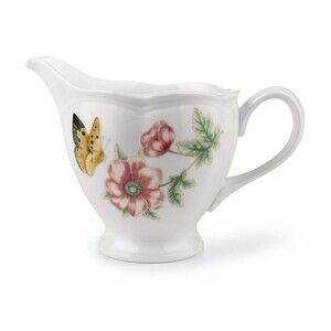 Lenox Butterfly Meadow Creamer Pink and Yellow Flowers